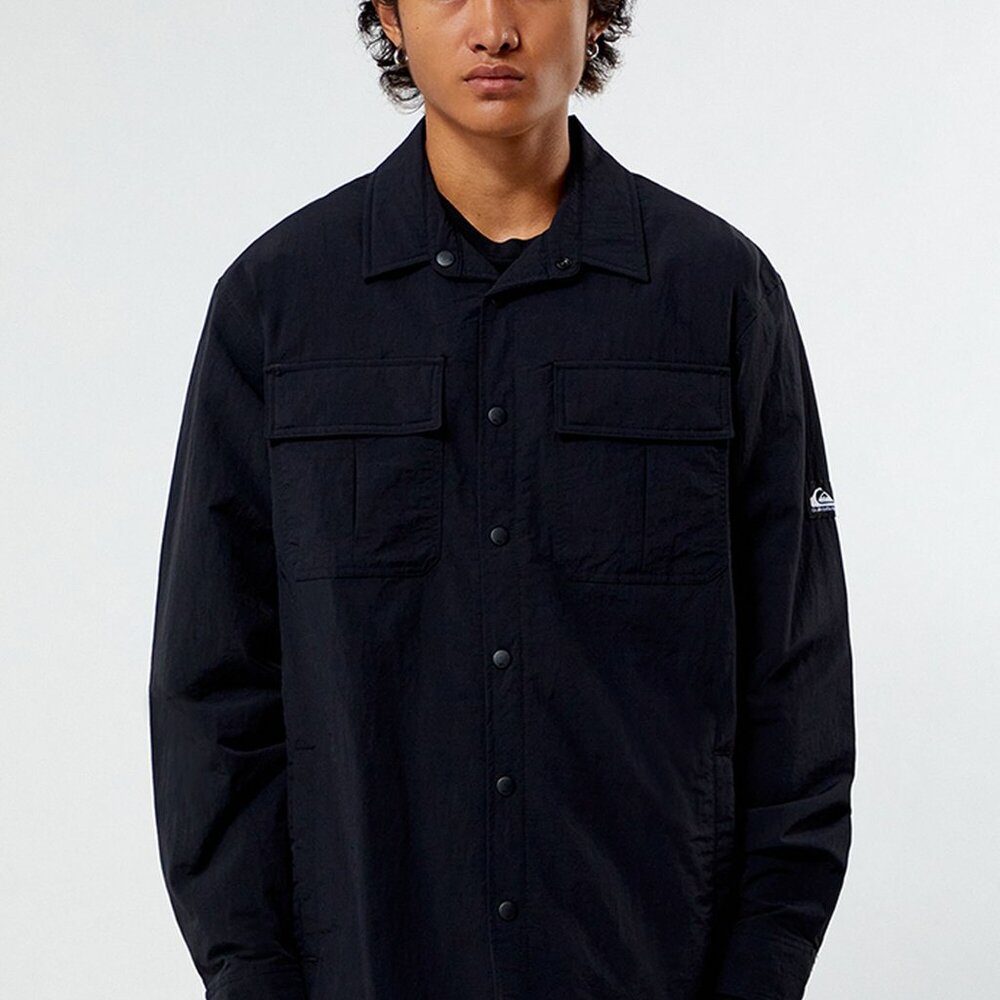 NWT - Mens Quicksilver Cold Snap Shacket in Black Size Small